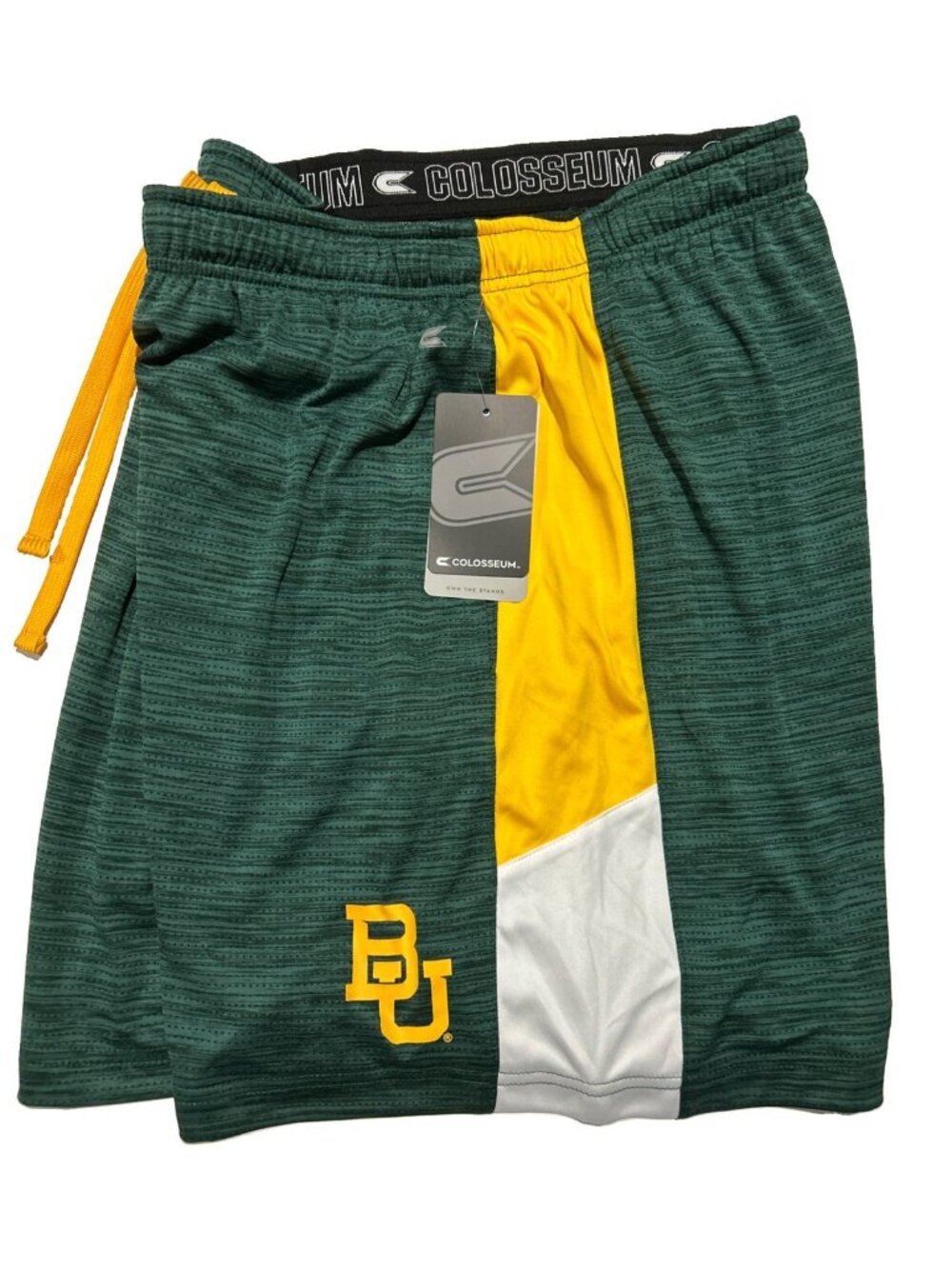 Baylor BU Bears Colosseum Athletics Shorts  Performance  L New